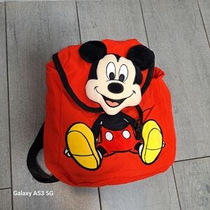 Mickey Mouse Red Backpack for Kids